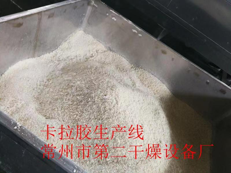 Carrageenan drying vibrating fluidized bed